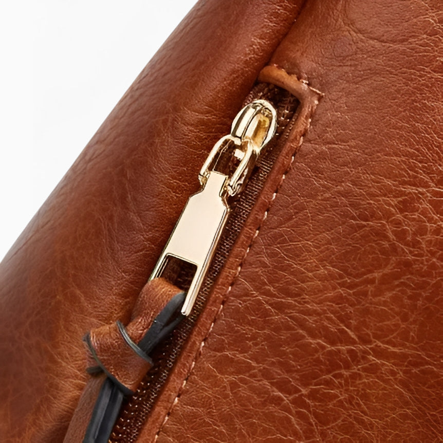 grand sac à main hobo cuir marron 7