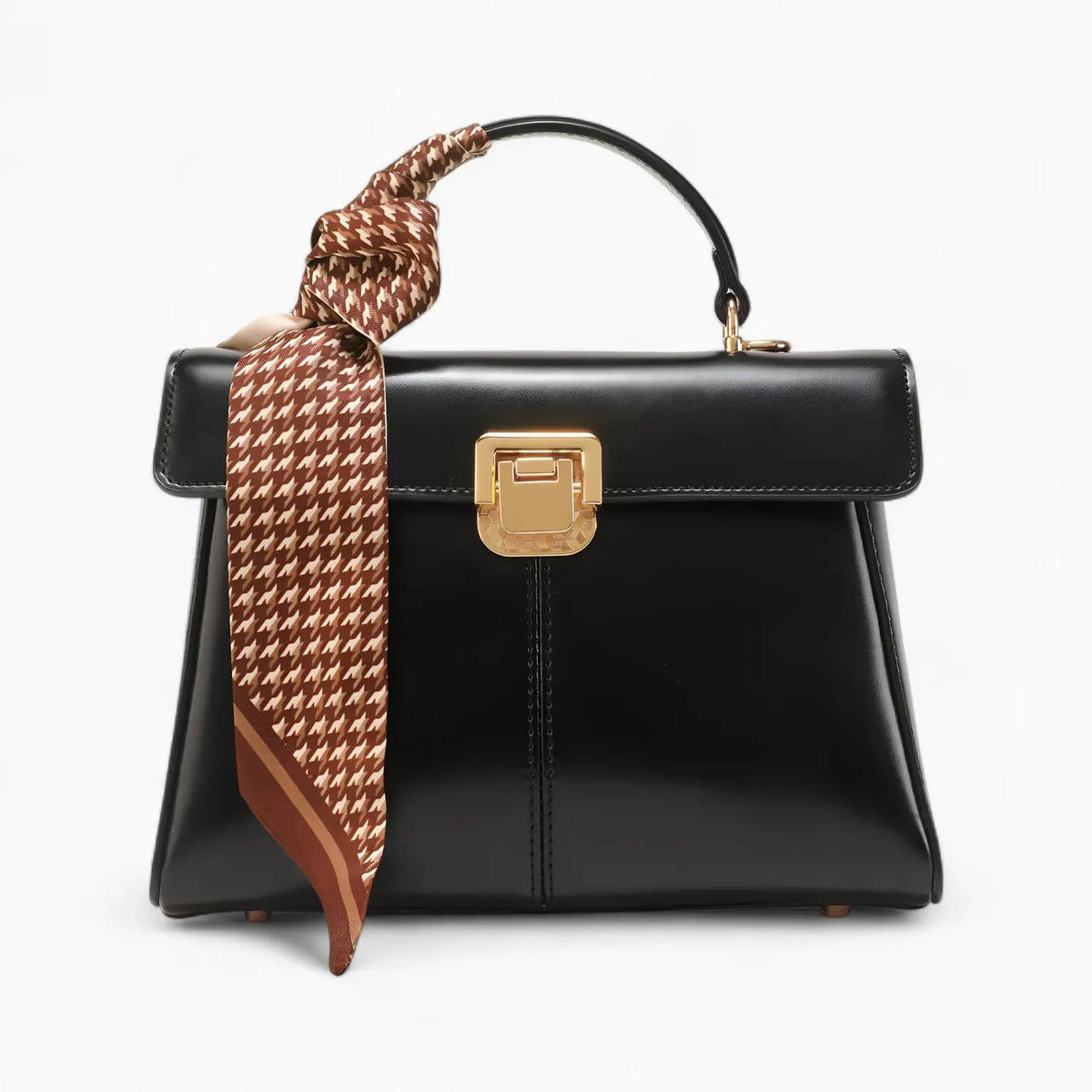 Petit sac à main cuir noir