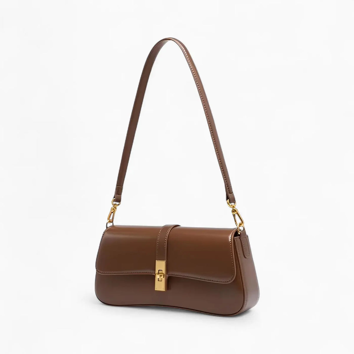 petit sac bandoulière en cuir marron