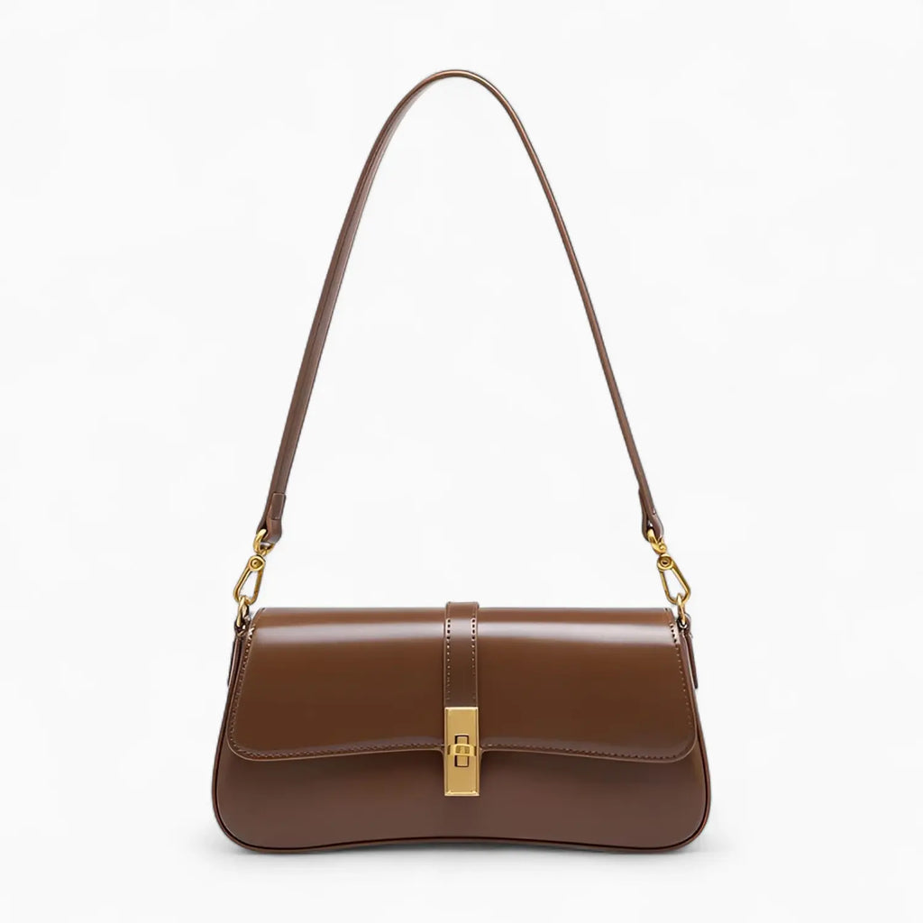 petit sac bandoulière en cuir marron