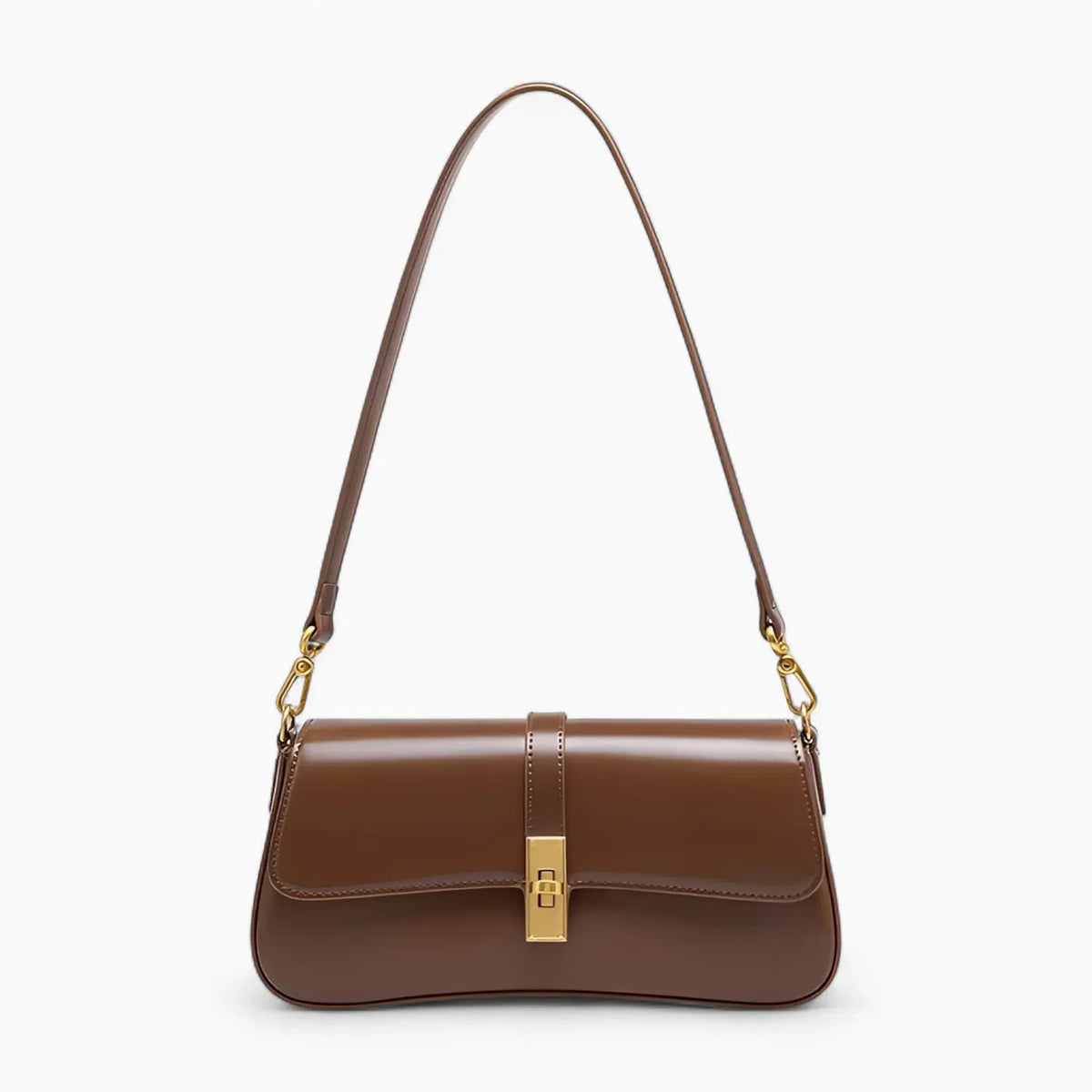 petit sac bandoulière en cuir marron