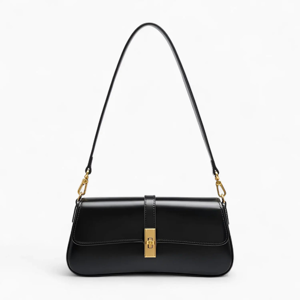 petit sac bandoulière en cuir noir