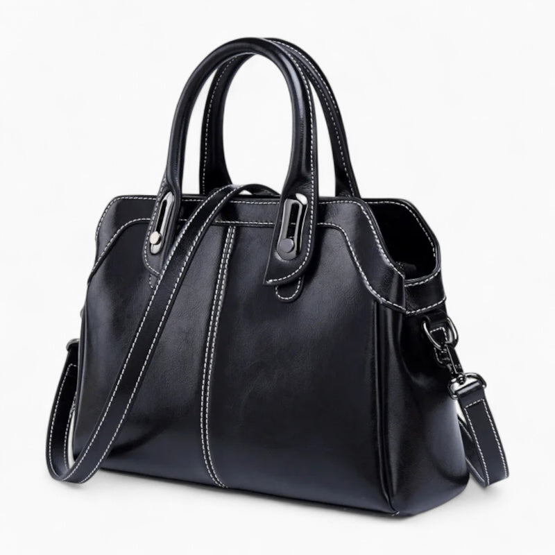 sac à main bandoulière cuir noir