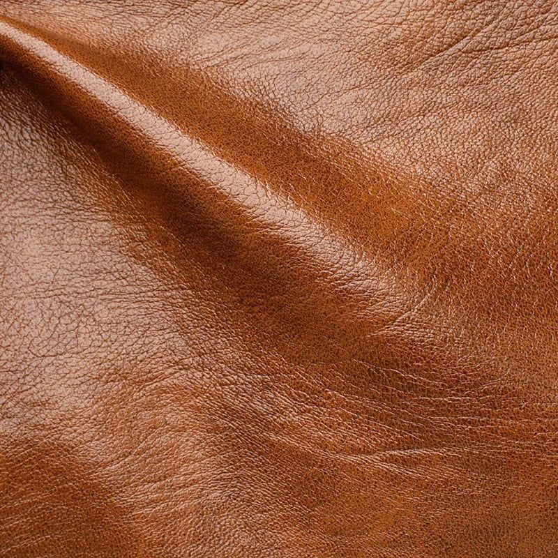 Sac à main fourre tout marron zoom matière cuir