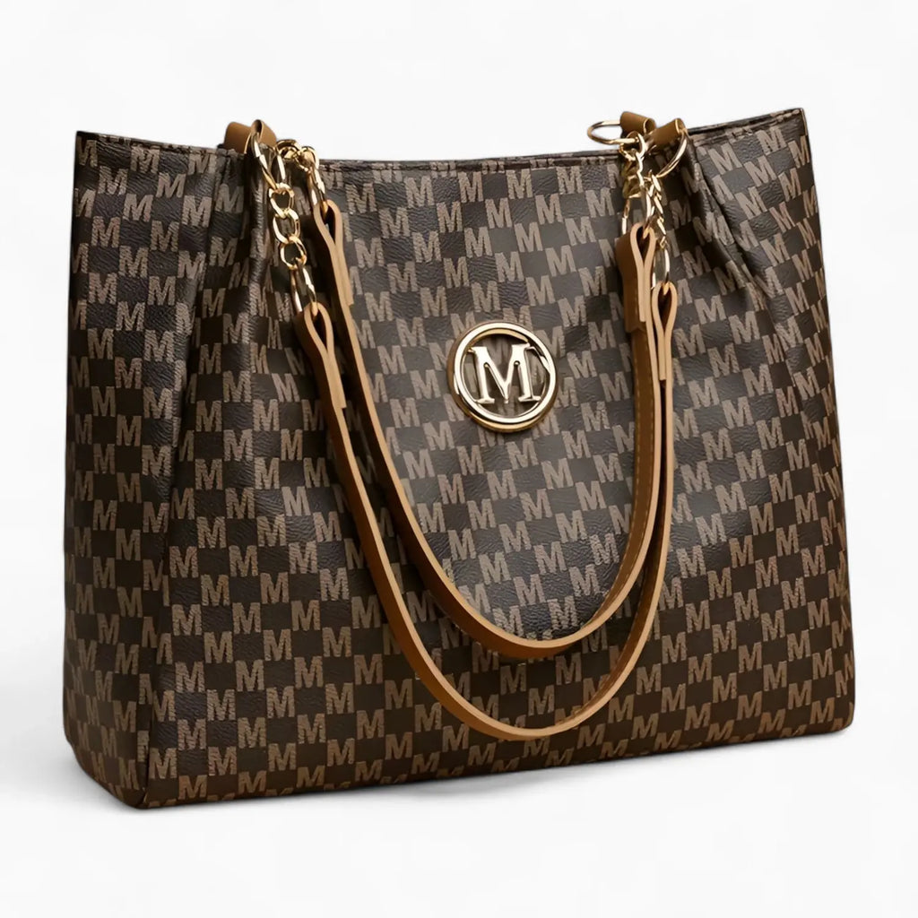 Sac porté épaule femme marron